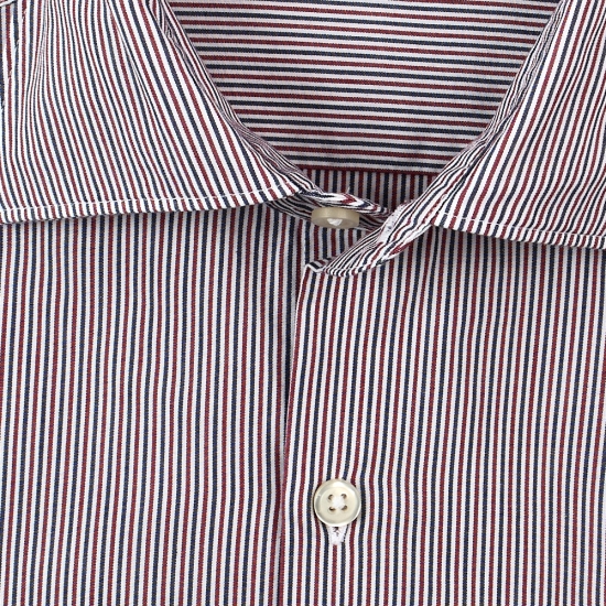 CAMISA ALGODON RAYAS PUÑO DOBLE USO VyV 2