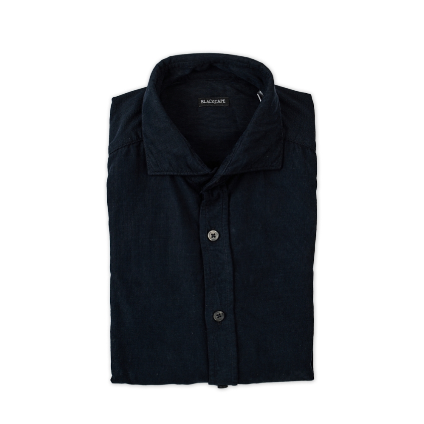 CAMISA MICROPANA ALGODON TINTO IN CAPO BLACKCAPE