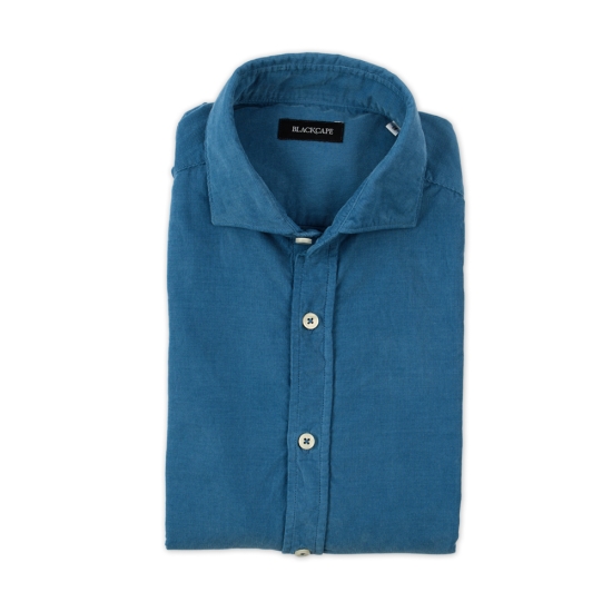 CAMISA MICROPANA ALGODON TINTO IN CAPO BLACKCAPE