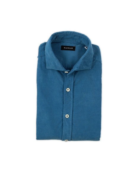CAMISA MICROPANA ALGODON TINTO IN CAPO BLACKCAPE