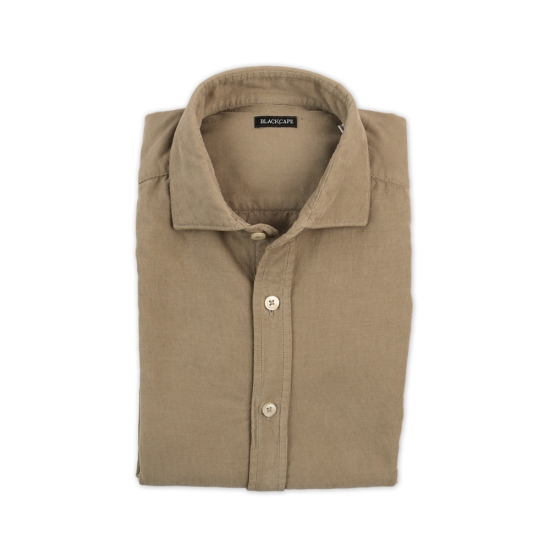 CAMISA MICROPANA ALGODON TINTO IN CAPO BLACKCAPE