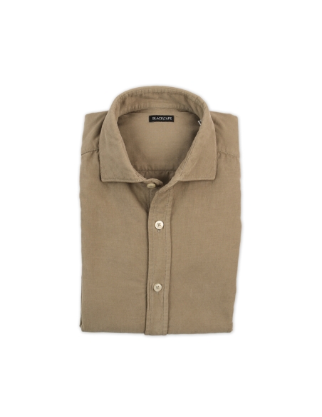 CAMISA MICROPANA ALGODON TINTO IN CAPO BLACKCAPE