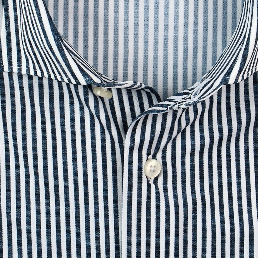 CAMISA ACTIVE RAYAS AZULES BLACKCAPE