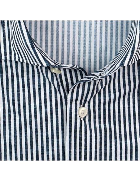 CAMISA ACTIVE RAYAS AZULES BLACKCAPE