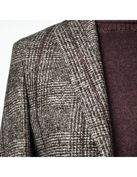 CHAQUETA JERSEY CUADROS  SIN FORRO BLACKCAPE