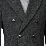 CHAQUETA CRUZADA LANA VIRGEN/CASHMERE BL 2