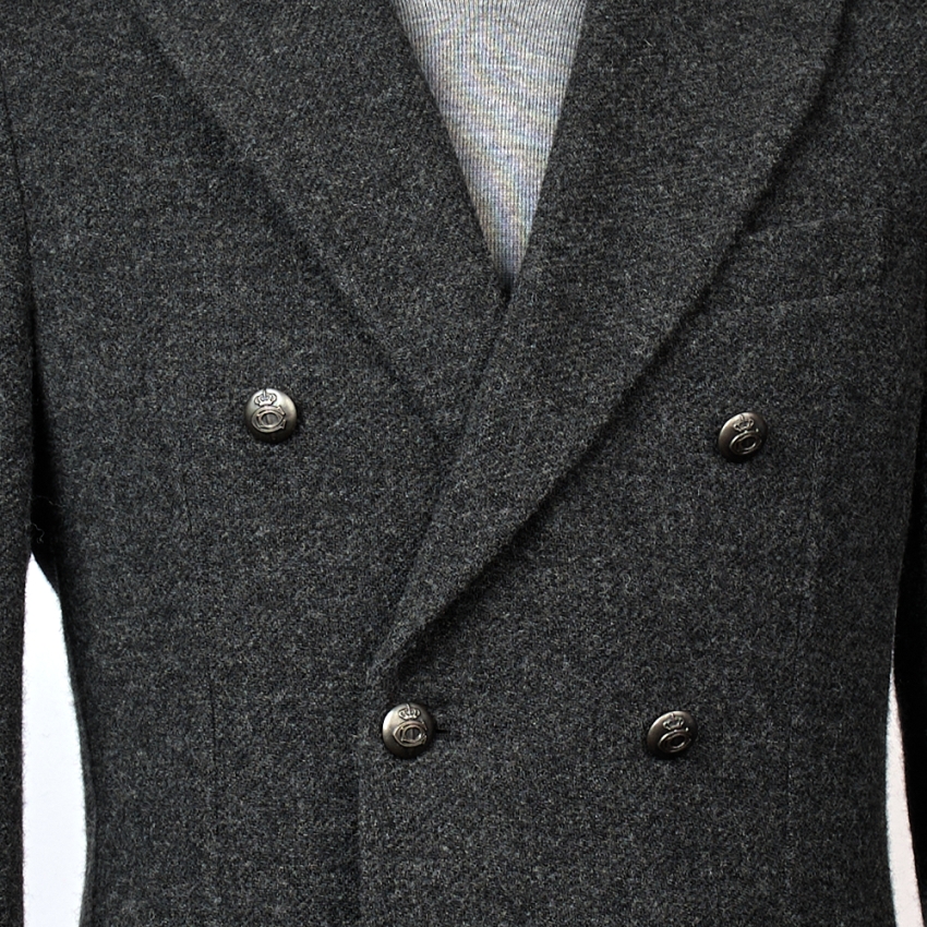 CHAQUETA CRUZADA LANA VIRGEN/CASHMERE BLACKCAPE