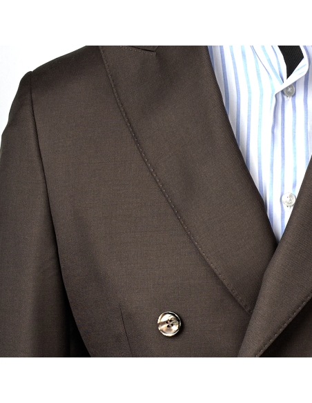 TRAJE CRUZADO 100%LANA VITALE BLACKCAPE