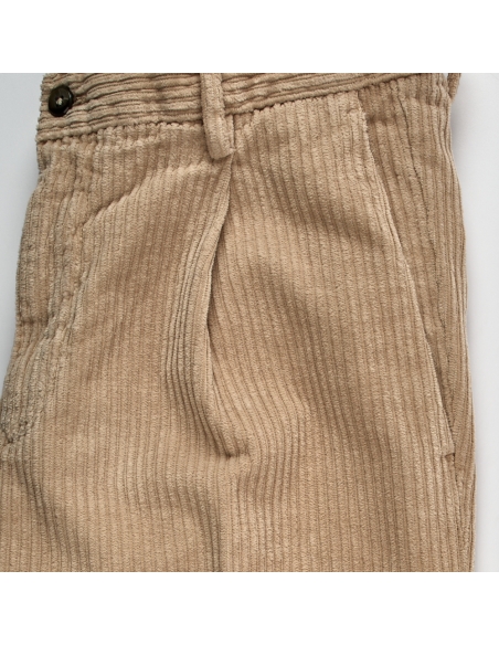 PANTALON PANA ANCHA CARROD PINZA ALG/ELAS BLACKCAPE