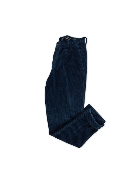 PANTALON PANA ANCHA CARROD PINZA ALG/ELAS BLACKCAPE