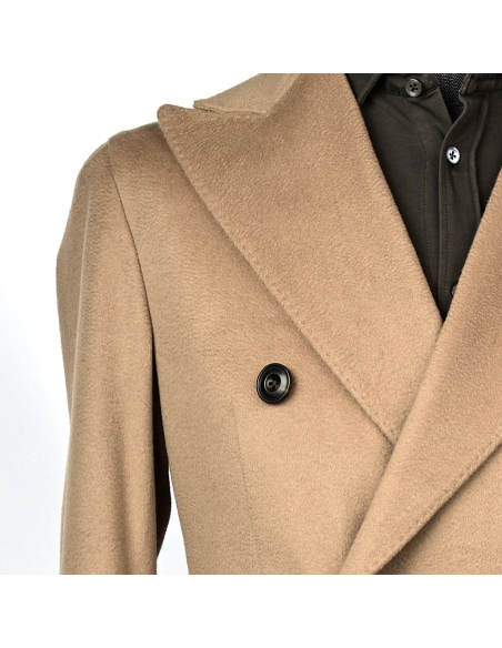 ABRIGO CRUZADO LANA/CASHMERE COLOMBO HIDROTECH BLACKCAPE