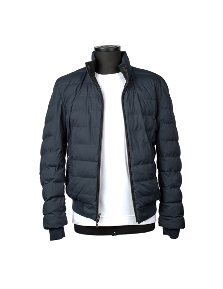 CAZADORA BOMBER PIEL MATE REVERSIBLE BLACKCAPE