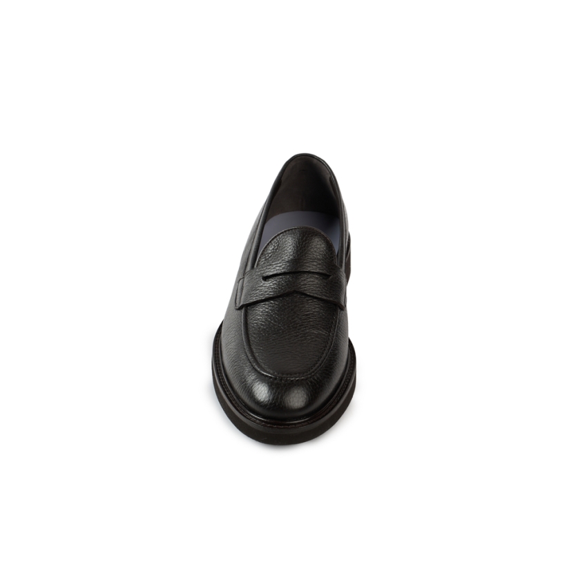 MOCASIN PIEL  CIERVO ANTIFAZ MARRON BLACKCAPE