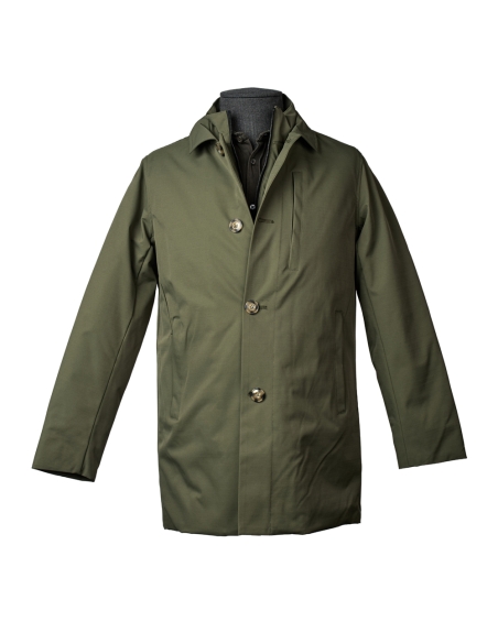 GABARDINA/TRENCH TRAVEL CON INTERNO BORREGUITO HWM BLACKCAPE