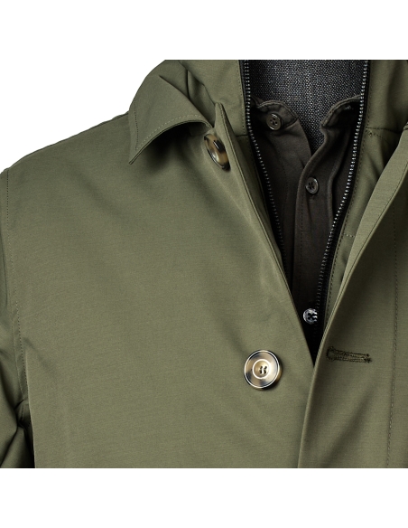 GABARDINA/TRENCH TRAVEL CON INTERNO BORREGUITO HWM BLACKCAPE