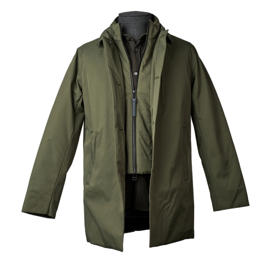 GABARDINA/TRENCH TRAVEL CON INTERNO BORREGUITO HWM BLACKCAPE