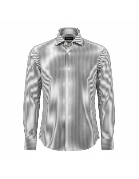 CAMISA ACTIVE RAYAS  BLACKCAPE