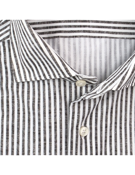 CAMISA ACTIVE RAYAS  BLACKCAPE