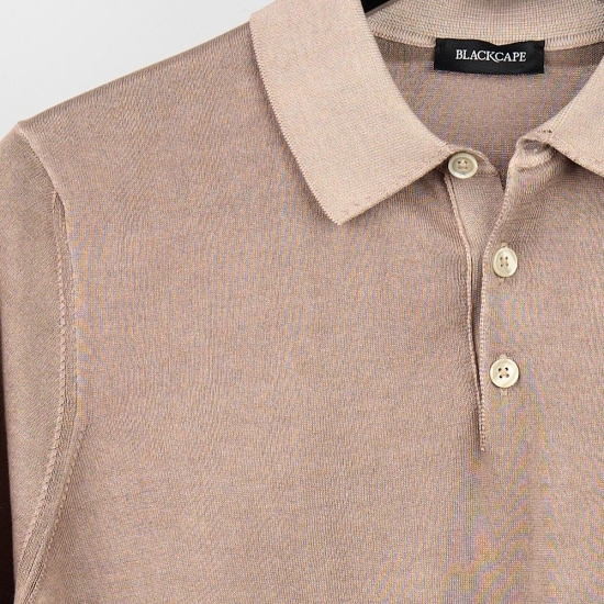 POLO MC ALG.TINTADO/LAVADO FINO BLACKCAPE 2