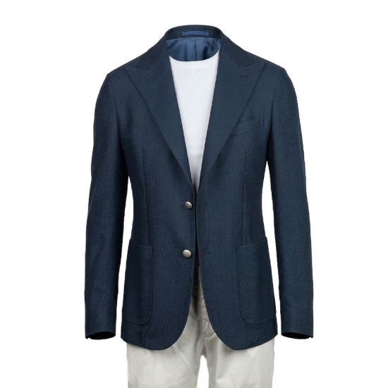 CHAQUETA ALGODON BOTON METAL SOLAPA PICOS BLACKCAPE
