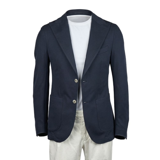CHAQUETA JERSEY ALG/SEDA SOLAPA PICOS D8 BLACKCAPE