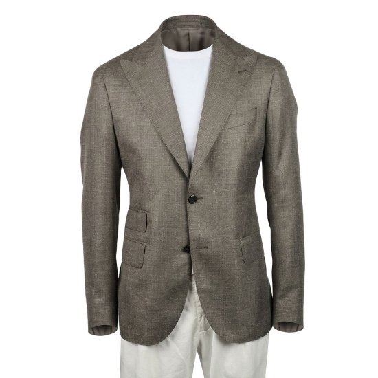 CHAQUETA LANA/SEDA/LINO SFODERATA-PICOS BLACKCAPE