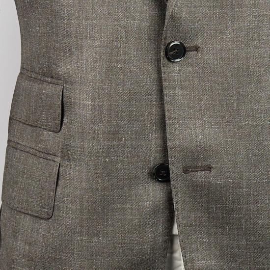 CHAQUETA LANA/SEDA/LINO SFODERATA-PICOS BLACKCAPE 2