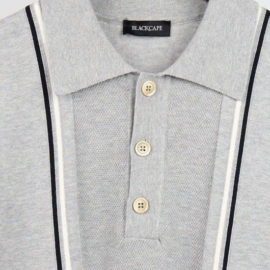POLO ALGO.FANTASIA RAYAS BLACKCAPE 2