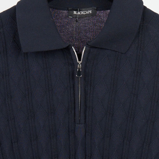 POLO MC CREMALLERA DIBUJO CANALE BLACKCAPE 2
