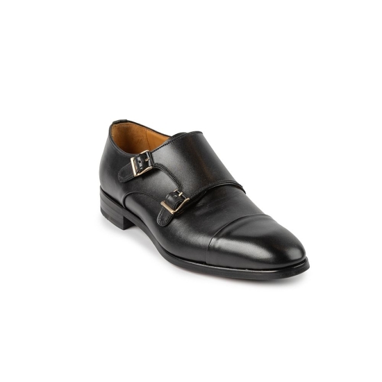 ZAPATOS DOBLE HEBILLA PIEL SUELA CUERO BLACKCAPE 2