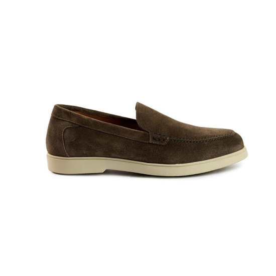 MOCASIN PIEL ANTE VERDE SUELA GOMA BLAKCAPE 2