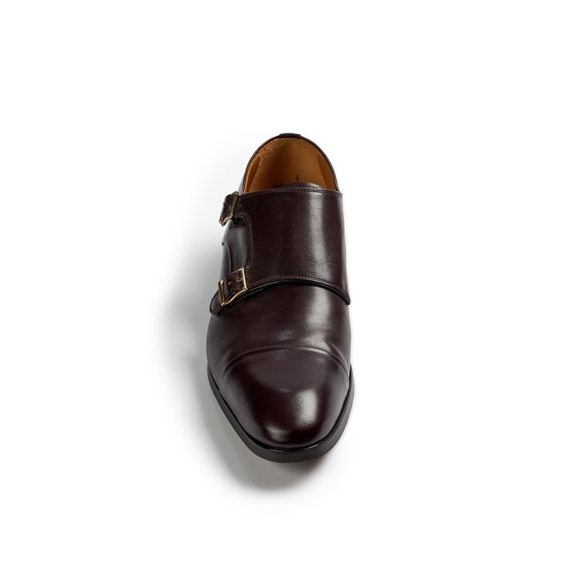 ZAPATOS DOBLE HEBILLA PIEL SUELA CUERO BLACKCAPE