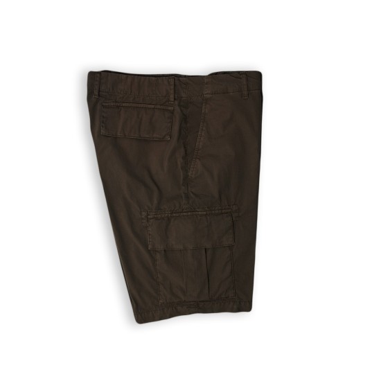 BERMUDA CARGO POPELIN ELASTICO LAVADO BL