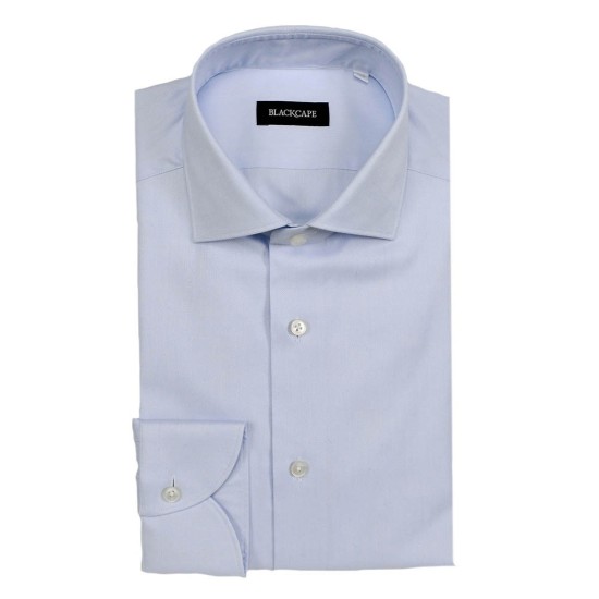 CAMISA CELESTE ALGODON OXFORD BASICA BLACKCAPE
