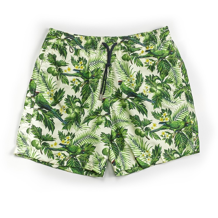 BAÑADOR FACIL SECADO PAPAPGAYOS VERDE  B