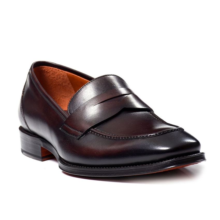 MOCASIN PIEL SUELA SUELA CUERO COSIDA BLACKCAPE