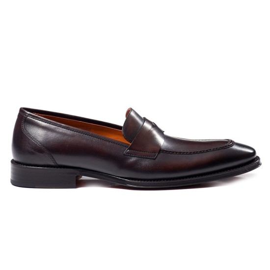 MOCASIN PIEL SUELA SUELA CUERO COSIDA BLACKCAPE