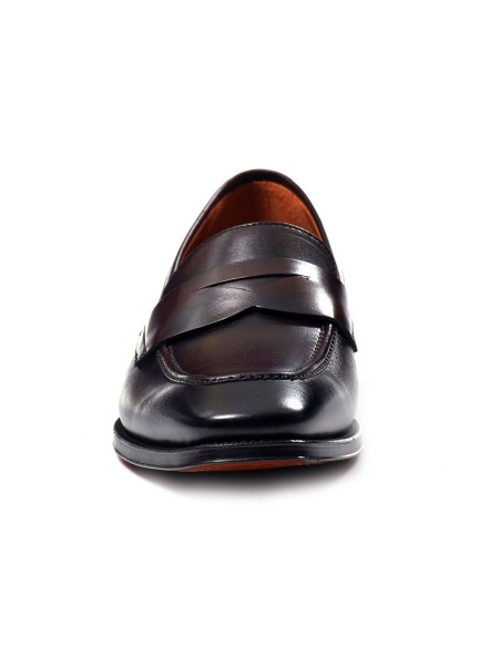 MOCASIN PIEL SUELA SUELA CUERO COSIDA BLACKCAPE