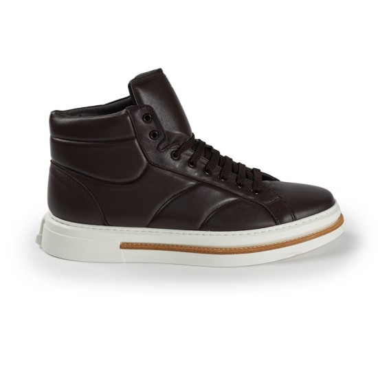 ZAPATILLA/BOTIN PIEL ENGUATADA SUELA GOM