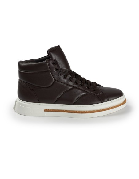 ZAPATILLA/BOTIN PIEL ENGUATADA SUELA GOM