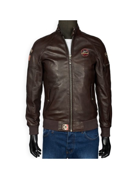 CAZADORA HARRY McQueen PIEL VINTAGE BLACKCAPE