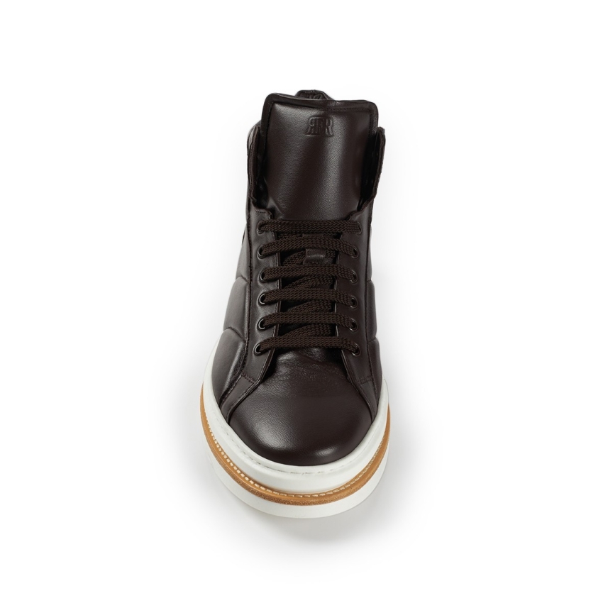 ZAPATILLA/BOTIN PIEL ENGUATADA SUELA GOMA...